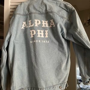 Alpha Phi Jean Jacket
